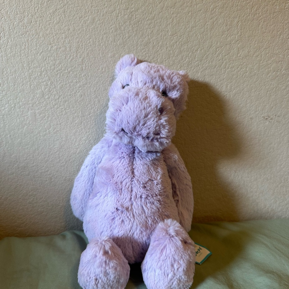 Jellycat Medium Bashful Lilac Hippo